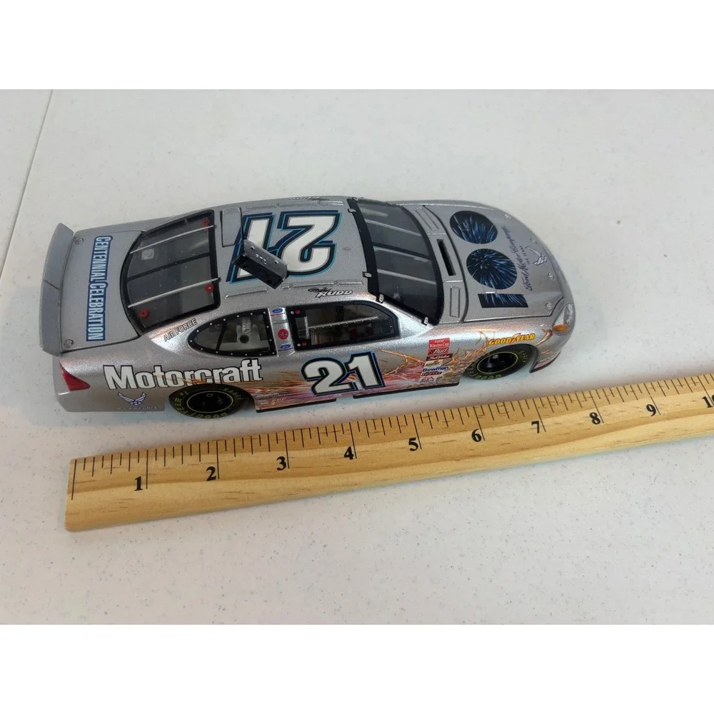 Ricky Rudd 21 Motorcraft Ford Taurus 100 Years Centennial 1:24 Diecast Silver